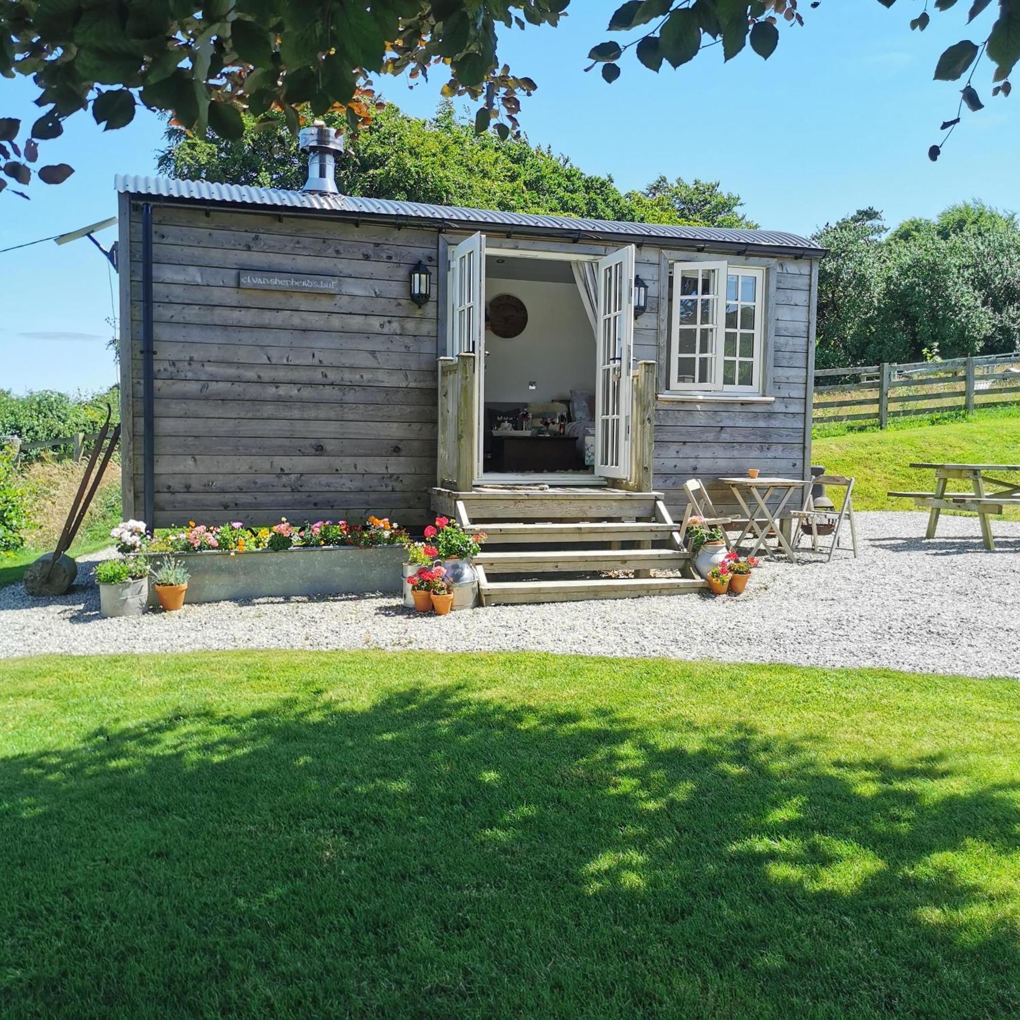 Willa Elvan Farm Shepherd'S Hut Exeter Zewnętrze zdjęcie